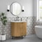 James Martin Vanities Bellamy 36in Single Vanity, Rustic Oak w/ Carrara Marble Top D300-V36-RSO-CAR - alternate 5